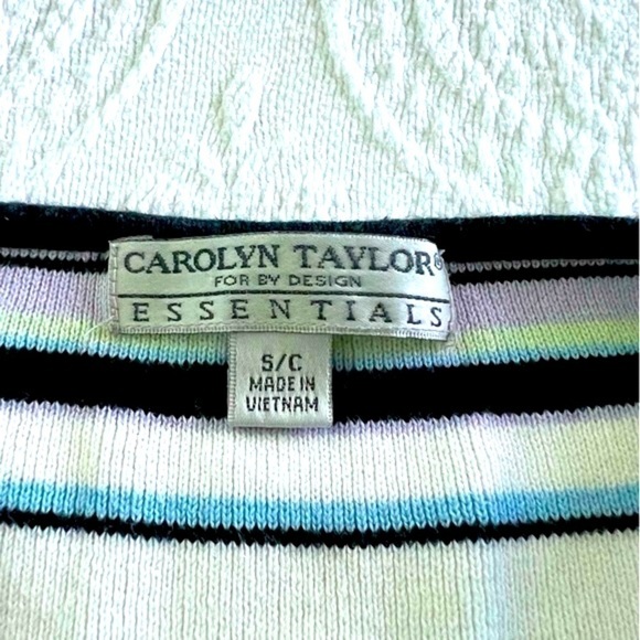 Carolyn Taylor for by Design: Excellent condition Women Stretch Cotton Top, Sz S - Picture 9 of 9